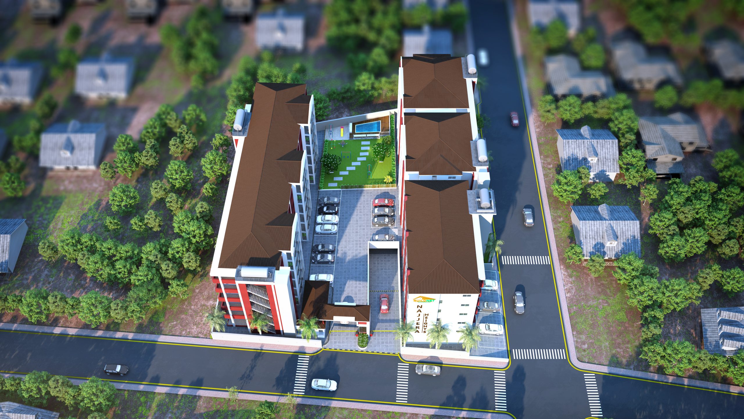 Buildnet Najjera Heights (Apartments For Sale) Aerial View